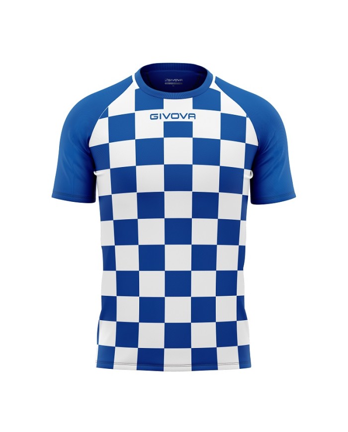 copy of Maglia da Calcio Givova Pixel MA035 Sublimatica Padel Tennis Bianco Celeste MA035-0305