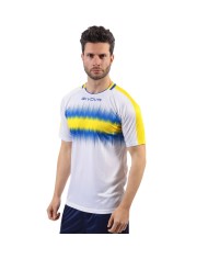 Maglia Givova Radio Shirt Interlock MA032 Calcio Blu Giallo Unisex MA0320407