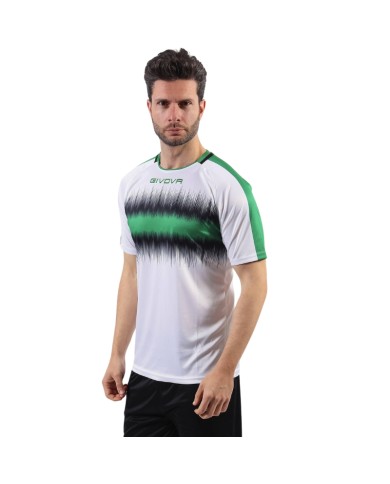 Maglia Givova Radio Shirt Interlock MA032 Calcio Verde Nero Unisex MA0321310 Maglia Givova Radio Shirt Interlock MA032 Calcio Verde Nero Unisex MA0321310