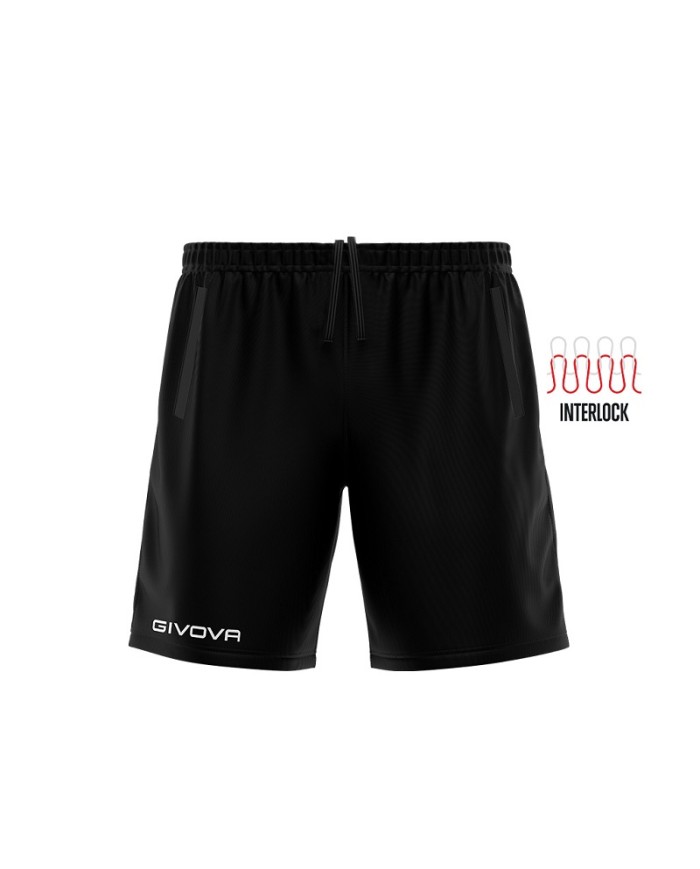 Pantaloncino POCKET Givova Calcio PS02 Unisex Sport Tempo Libero Nero PS02-0010 Pantaloncino POCKET Givova Calcio PS02 Unisex Sport Tempo Libero Nero PS02-0010