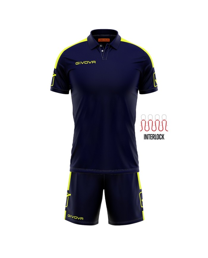 KIT PLAY BLU/GIALLO FLUO Tg. L