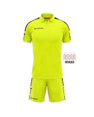Completino da Calcio Givova Kit Play KITC56 Giallo Azzurro KITC560702