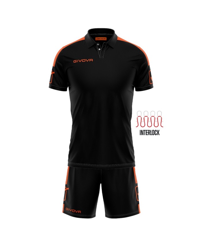 KIT PLAY NERO/ARANCIO FLUO Tg. L KIT PLAY NERO/ARANCIO FLUO Tg. L