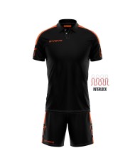 KIT PLAY NERO/ARANCIO FLUO Tg. L KIT PLAY NERO/ARANCIO FLUO Tg. L