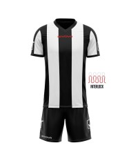 Completino da Calcio Givova Kit Catalano MC KITC26 Bianco Nero KITC260310