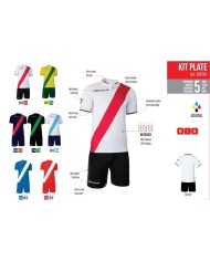 KIT PLATE BIANCO/CELESTE Tg. XL