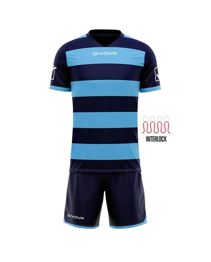 Completino da Calcio Givova Kit Rugby KITC42B Blu Celeste KITC42B0405 Completino da Calcio Givova Kit Rugby KITC42B Blu Celeste KITC42B0405