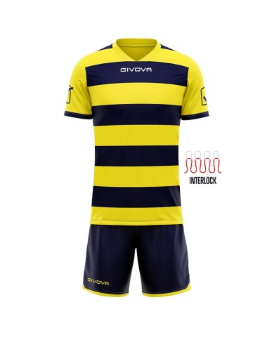 KIT RUGBY GIALLO/BLU Tg. XL