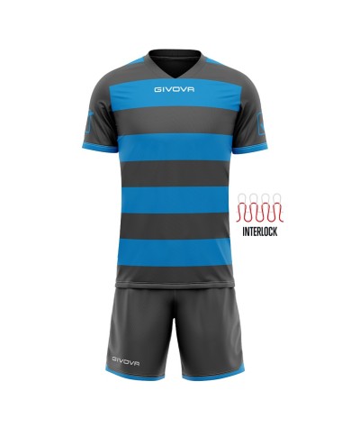 KIT RUGBY GRIGIO SCURO/TURCHESE Tg. XL KIT RUGBY GRIGIO SCURO/TURCHESE Tg. XL