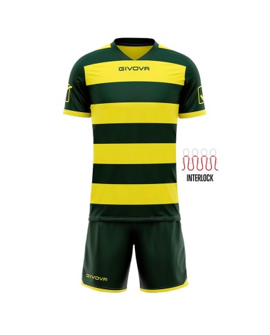 KIT RUGBY VERDE SCURO/GIALLO Tg. XL KIT RUGBY VERDE SCURO/GIALLO Tg. XL