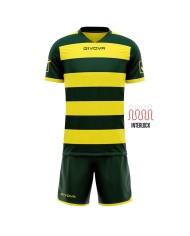 Completino da Calcio Givova Kit Rugby KITC42B Grigio Turchese KITC42B2324 Completino da Calcio Givova Kit Rugby KITC42B Grigio Turchese KITC42B2324