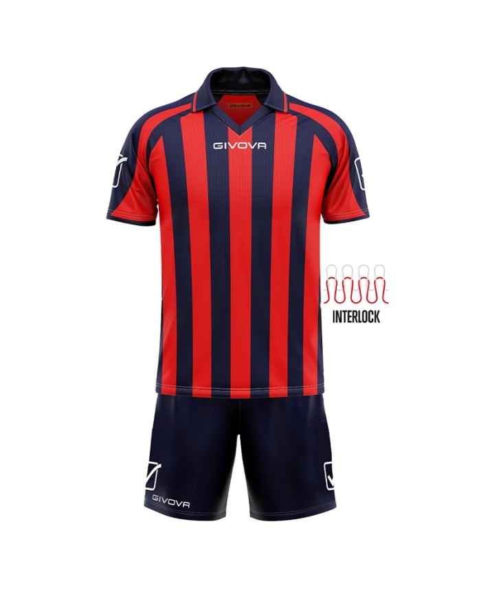 KIT SUPPORTER MC BLU/ROSSO Tg. XL