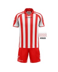 Completino da Calcio Givova Kit Supporter MC KITC24 Rosso Bianco KITC241203 Completino da Calcio Givova Kit Supporter MC KITC24 Rosso Bianco KITC241203