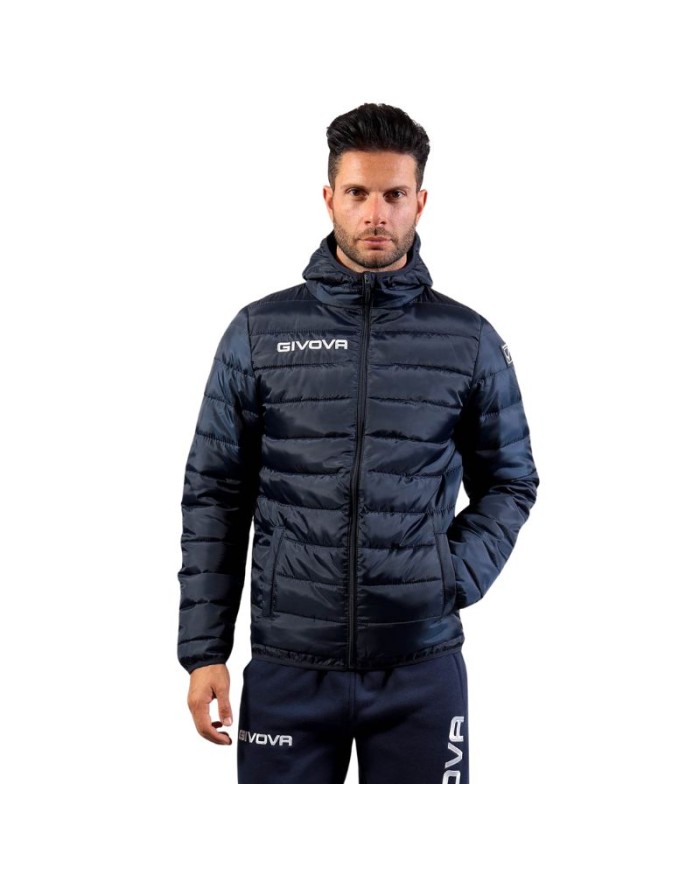 Giubbotto Givova Olanda G013 Piumino Adulto Unisex Blu G0130004