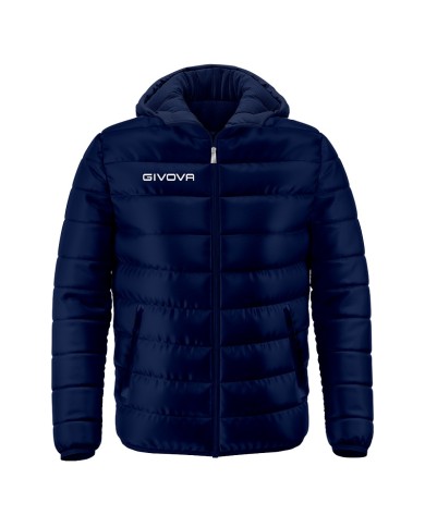 Giubbotto Givova Olanda G013 Piumino Adulto Unisex Blu G0130004 Giubbotto Givova Olanda G013 Piumino Adulto Unisex Blu G0130004
