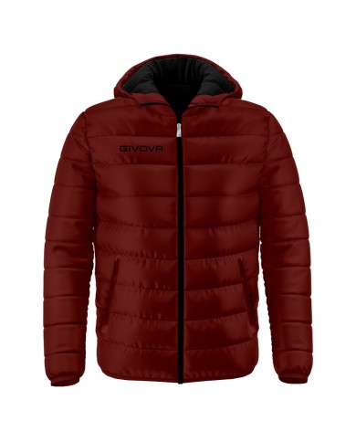 Giubbotto Givova Olanda G013 Piumino Adulto Unisex Granata G0130008 Giubbotto Givova Olanda G013 Piumino Adulto Unisex Granata G0130008