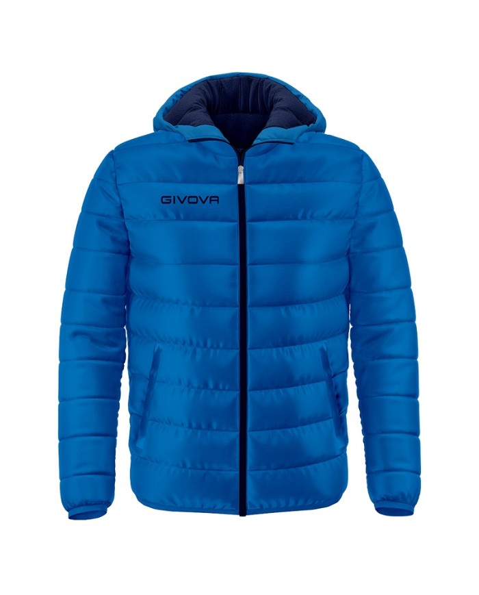 Giubbotto Givova Olanda G013 Piumino Adulto Unisex Azzurro Blu G0130204