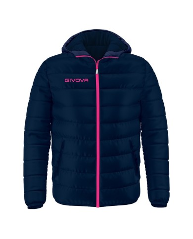 Giubbotto Givova Olanda G013 Piumino Adulto Unisex Blu Fuxia G0130406 Giubbotto Givova Olanda G013 Piumino Adulto Unisex Blu Fuxia G0130406