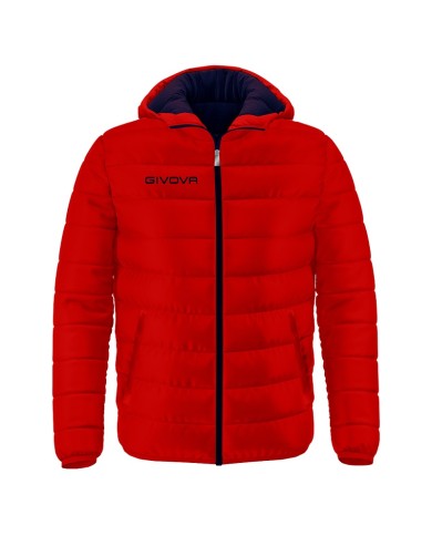 Giubbotto Givova Olanda G013 Piumino Adulto Unisex Rosso Blu G0131204 Giubbotto Givova Olanda G013 Piumino Adulto Unisex Rosso Blu G0131204