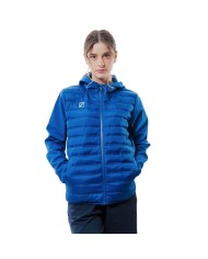 Giubbotto SUPERIOR Givova G027 Full Zip con Cappuccio Azzurro Unisex G0270002
