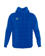 Giubbotto SUPERIOR Givova G027 Full Zip con Cappuccio Azzurro Unisex G0270002