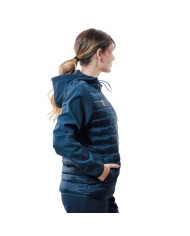 Giubbotto SUPERIOR Givova G027 Full Zip con Cappuccio Blu Unisex G0270004