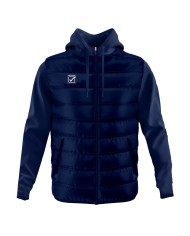 Giubbotto SUPERIOR Givova G027 Full Zip con Cappuccio Blu Unisex G0270004