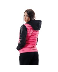 Giubbotto SUPERIOR Givova G027 Full Zip con Cappuccio Fuxia Nero Unisex G0270610