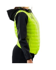 Giubbotto SUPERIOR Givova G027 Full Zip con Cappuccio Giallo Fluo Nero Unisex G0271910