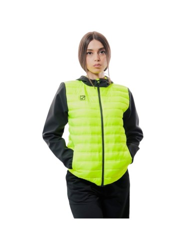 Giubbotto SUPERIOR Givova G027 Full Zip con Cappuccio Giallo Fluo Nero Unisex G0271910 Giubbotto SUPERIOR Givova G027 Full Zip con Cappuccio Giallo Fluo Nero Unisex G0271910