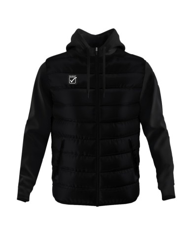 Giubbotto SUPERIOR Givova G027 Full Zip con Cappuccio Nero Unisex G0270010 Giubbotto SUPERIOR Givova G027 Full Zip con Cappuccio Nero Unisex G0270010