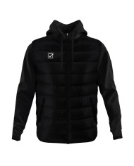 Giubbotto SUPERIOR Givova G027 Full Zip con Cappuccio Nero Unisex G0270010