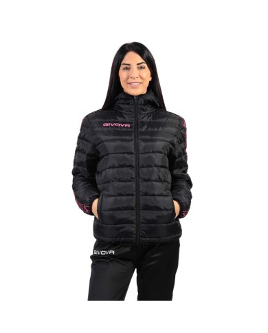 Giubbotto Givova Olanda Band G022 Piumino Adulto Unisex Nero Fuxia G0221006 Giubbotto Givova Olanda Band G022 Piumino Adulto Unisex Nero Fuxia G0221006