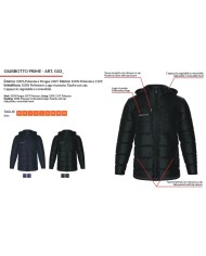 Giubbotto con Cappuccio Givova Prime G026 Unisex Full Zip Nero G0260010