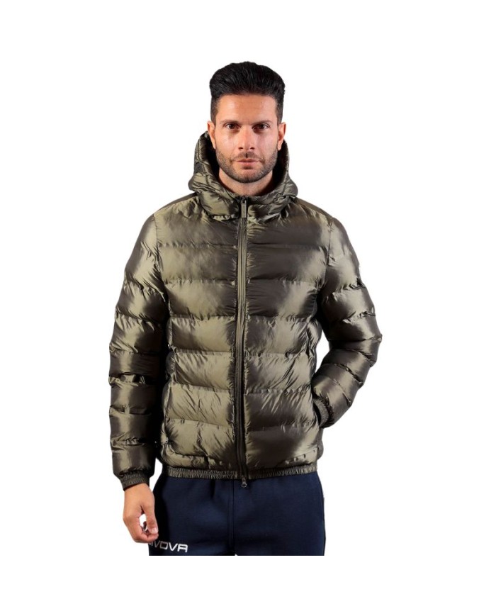 Giubbotto Givova Master G019 Piumino Unisex Verde Militare G0190051