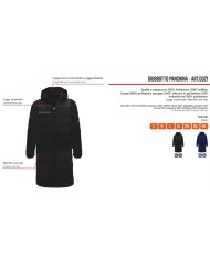 Giubbotto Lungo Givova Panchina G021 Unisex Blu Calcio G0210004