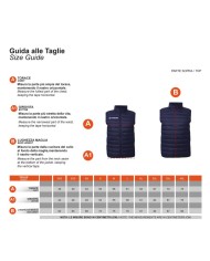 Giubbotto Smanicato Givova Prime G015 Piumino con Cappuccio Unisex Blu G0150004