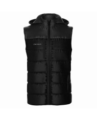 Giubbotto Smanicato Givova Prime G015 Piumino con Cappuccio Unisex Nero G0150010