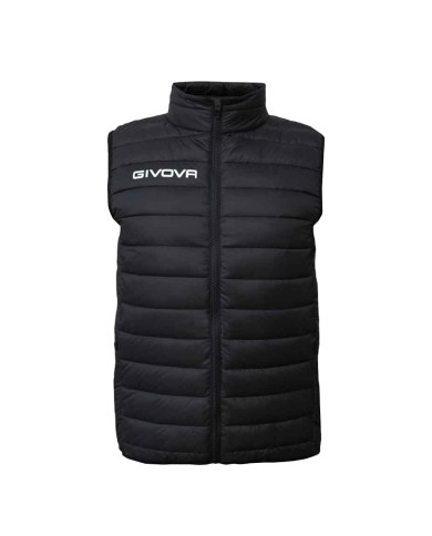 Giubbotto Smanicato SPAGNA Givova G016 Piumino Imbottito Nero G0160010 Giubbotto Smanicato SPAGNA Givova G016 Piumino Imbottito Nero G0160010