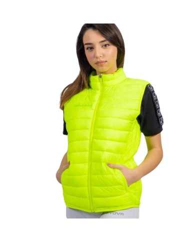 GIUBBOTTO SMANICATO GRECIA GIALLO FLUO Tg. 2XL GIUBBOTTO SMANICATO GRECIA GIALLO FLUO Tg. 2XL