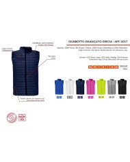 Giubbotto Smanicato Givova Grecia G017 Piumino Unisex Grigio Chiaro G0170027 Giubbotto Smanicato Givova Grecia G017 Piumino Unisex Grigio Chiaro G0170027