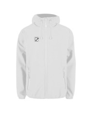 Giubbotto Soft Shell Givova G023 Giacca con Cappuccio Unisex Bianco G0230003