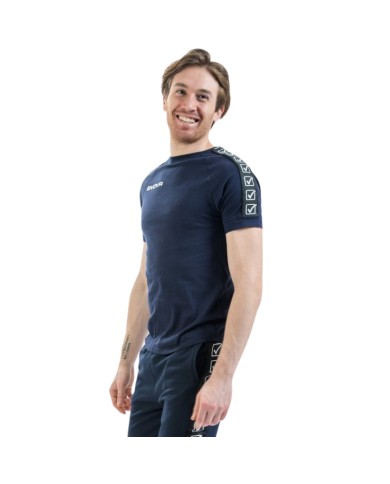 T-SHIRT COTTON BAND BLU Tg. 2XS T-SHIRT COTTON BAND BLU Tg. 2XS