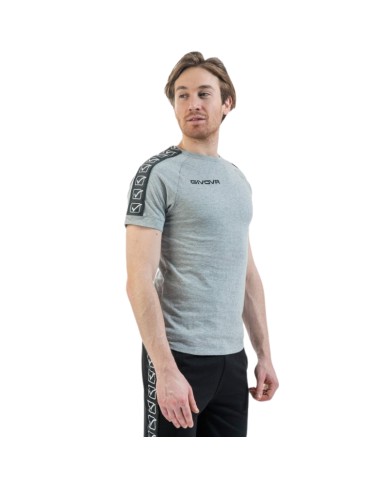 T-Shirt GF VIP Cotton Band Givova BA01 Maglia Unisex Cotone Grigio Chiaro BA010043 T-Shirt GF VIP Cotton Band Givova BA01 Maglia Unisex Cotone Grigio Chiaro BA010043