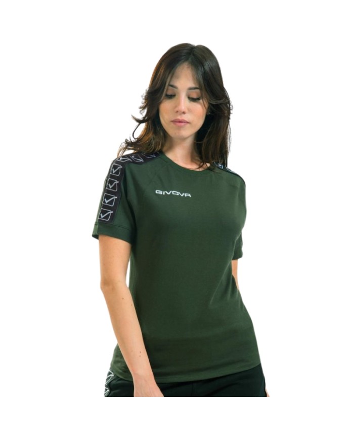 T-Shirt GF VIP Cotton Band Givova BA01 Maglia Unisex Cotone Verde Militare BA010051 T-Shirt GF VIP Cotton Band Givova BA01 Maglia Unisex Cotone Verde Militare BA010051