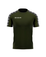T-Shirt GF VIP Cotton Band Givova BA01 Maglia Unisex Cotone Verde Militare BA010051 T-Shirt GF VIP Cotton Band Givova BA01 Maglia Unisex Cotone Verde Militare BA010051