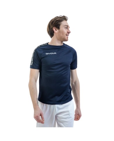 T-Shirt Givova POLY BAND BA02 Maglia Fitness Sport Unisex Blu BA020004 T-Shirt Givova POLY BAND BA02 Maglia Fitness Sport Unisex Blu BA020004