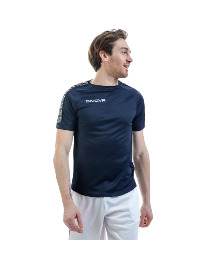 T-Shirt Givova POLY BAND BA02 Maglia Fitness Sport Unisex Blu BA020004 T-Shirt Givova POLY BAND BA02 Maglia Fitness Sport Unisex Blu BA020004