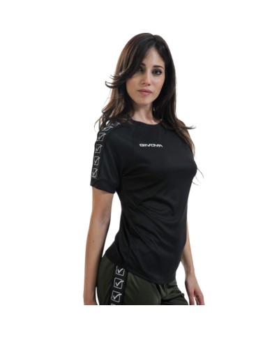 T-Shirt Givova POLY BAND BA02 Maglia Fitness Sport Unisex Nero BA020010 T-Shirt Givova POLY BAND BA02 Maglia Fitness Sport Unisex Nero BA020010