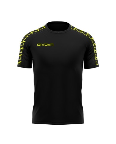 T-SHIRT POLY BAND NERO/GIALLO FLUO Tg. 2XL T-SHIRT POLY BAND NERO/GIALLO FLUO Tg. 2XL